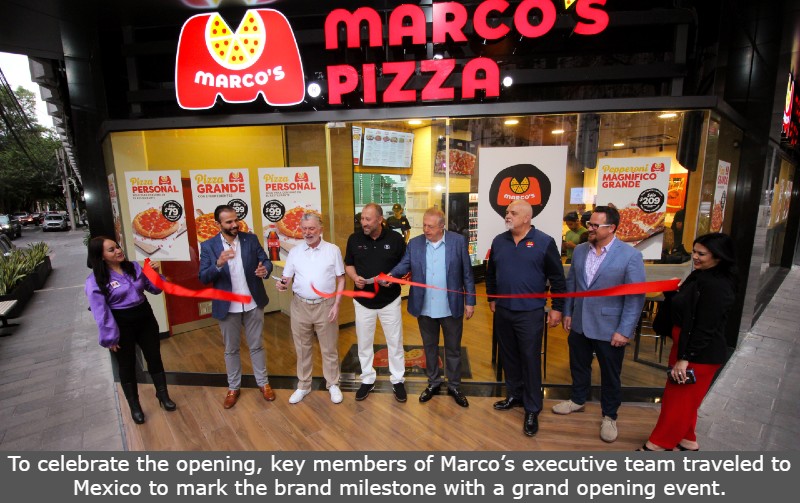 To celebrate the opening, key members of Marco’s executive team traveled to Mexico to mark the brand milestone with a grand opening event