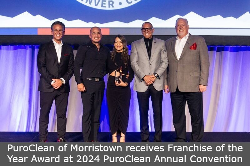 PuroClean of Morristown receives Franchise of the Year Award at 2024 PuroClean Annual Convention