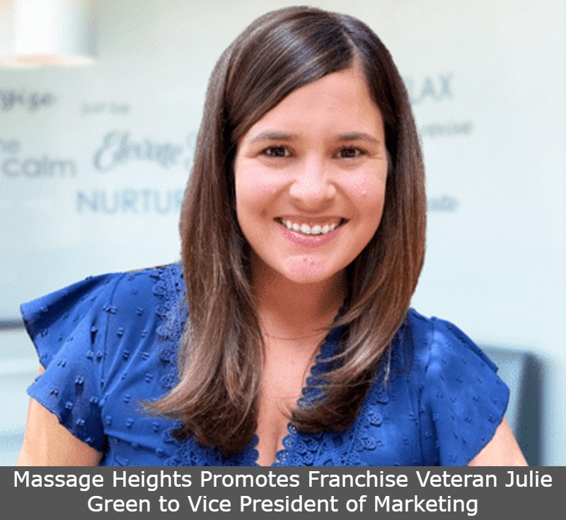 Massage Heights Promotes Franchise Veteran Julie Green to Vice President of Marketing