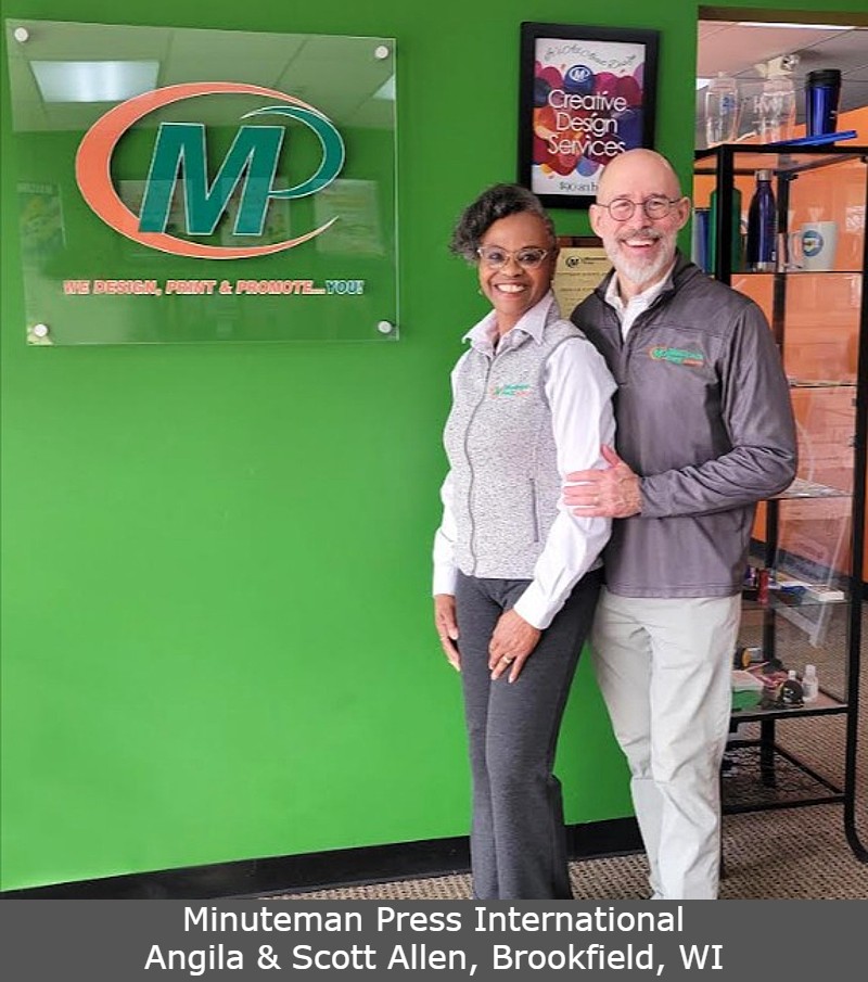 Minuteman Press International Angila & Scott Allen, Brookfield, WI