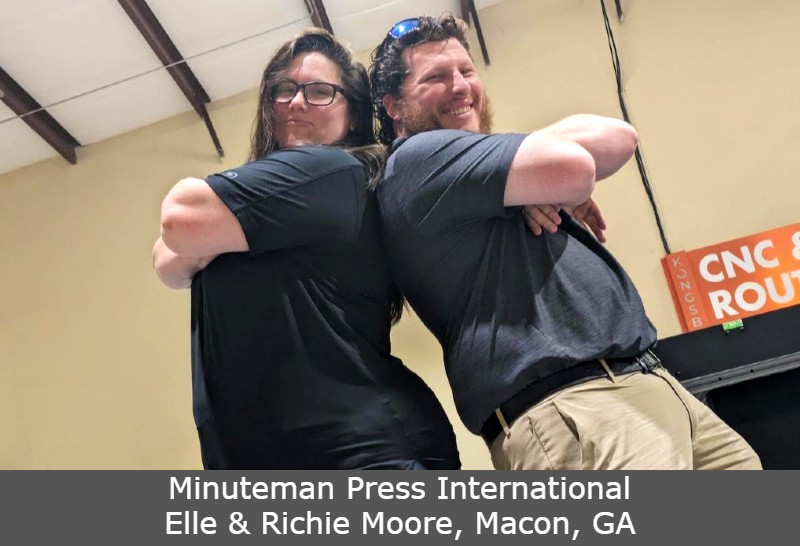 Minuteman Press International Elle & Richie Moore, Macon, GA