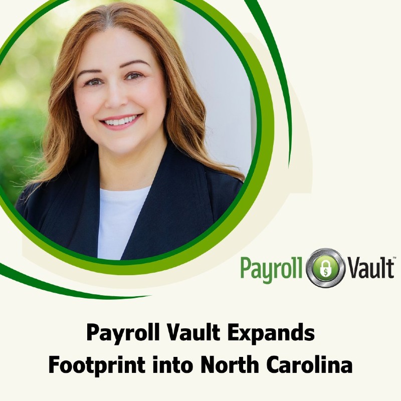 Payroll Vault Expands Footprint into North Carolina