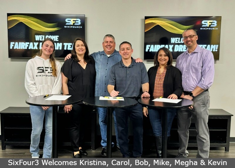 SixFour3 Welcomes Kristina, Carol, Bob, Mike, Megha & Kevin