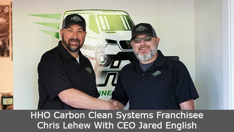 HHO Carbon Clean Systems Chris Lehew With CEO Jared English