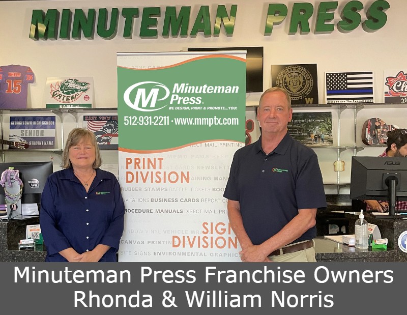 Minuteman Press Franchise Owners Rhonda & William Norris