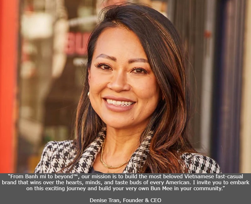 Bun Mee Franchise Founder Denise Tran