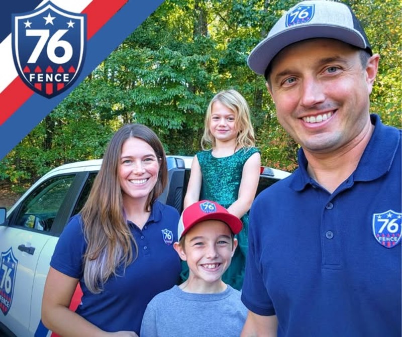 76 Fence Franchise Drew and Family