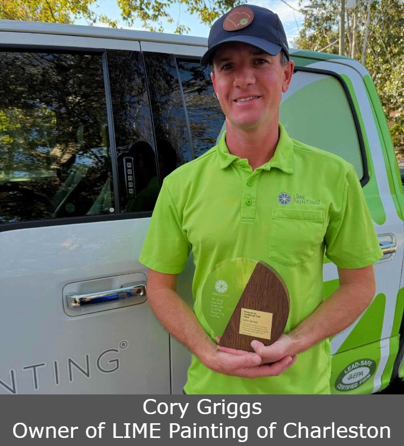 Cory Griggs, owner of LIME Painting of Charleston