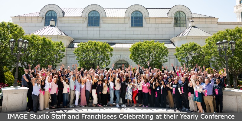 IMAGE Studio Staff and Franchisees Celebrating at their Yearly Conference
