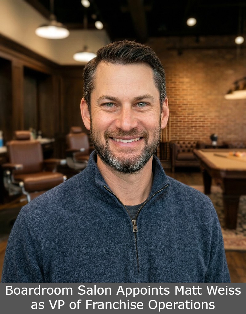Boardroom Salon Appoints Matt Weiss as VP of Franchise Operations