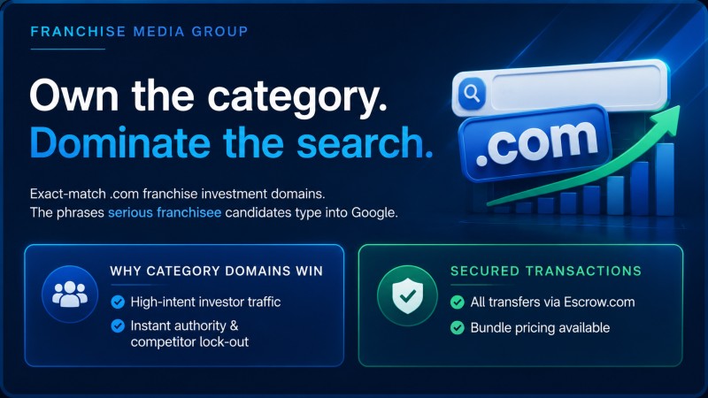 franchise domains for sale