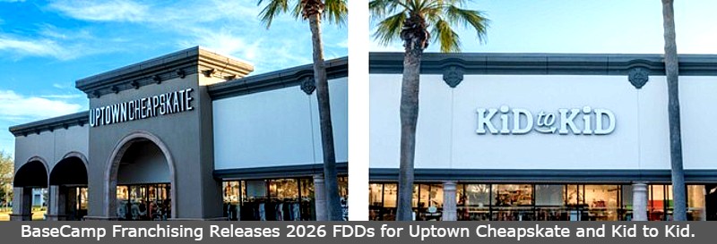 BaseCamp Franchising Releases 2026 FDDs for Uptown Cheapskate and Kid to Kid.