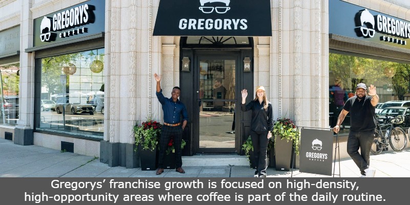 Gregorys’ franchise growth is focused on high-density, high-opportunity areas where coffee is part of the daily routine.