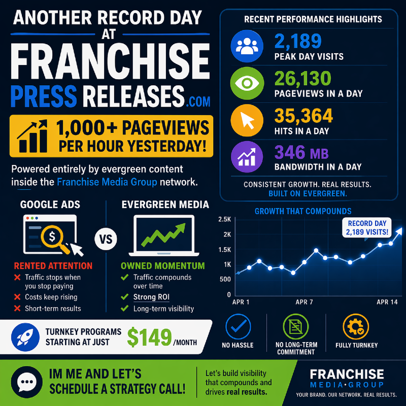 franchise press releases marketing