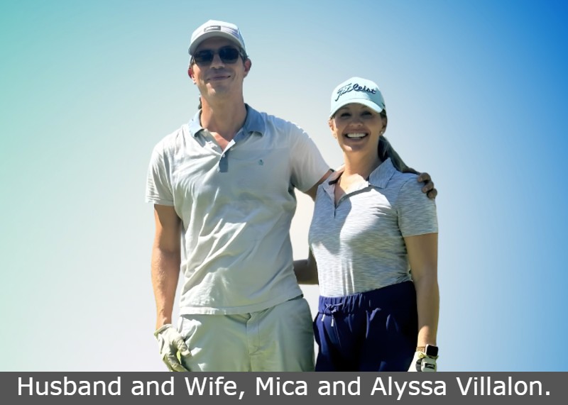 Husband and wife, Mica and Alyssa Villalon