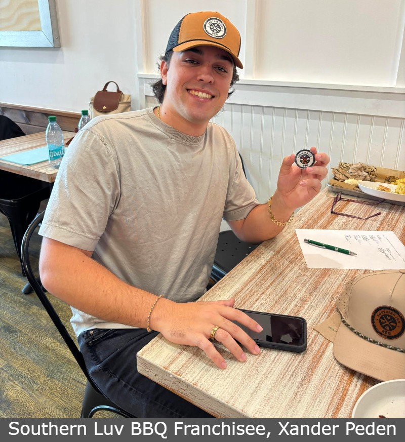 Southern Luv BBQ Franchise Owner, Xander Peden