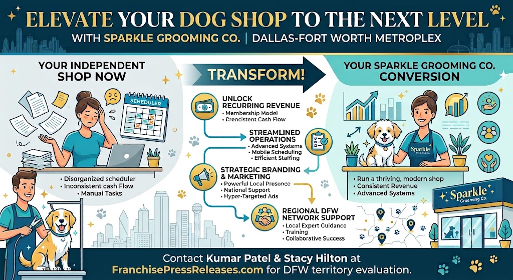 sparkle grooming conversion dfw texas