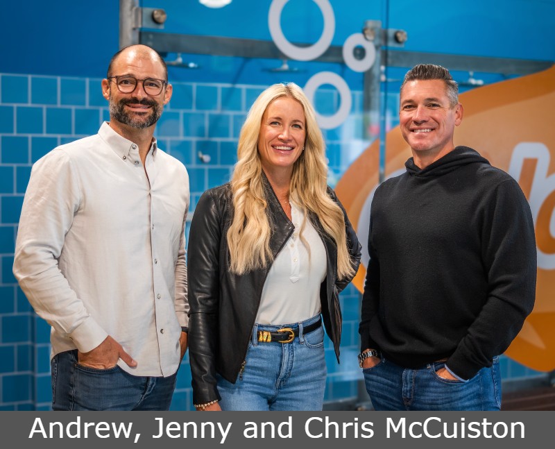 Andrew, Jenny and Chris McCuiston